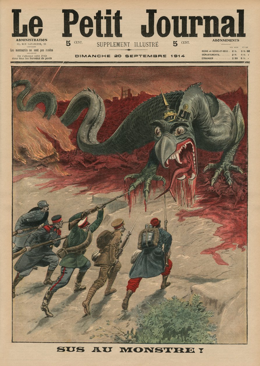 Tod dem Monster, Titelillustration aus 