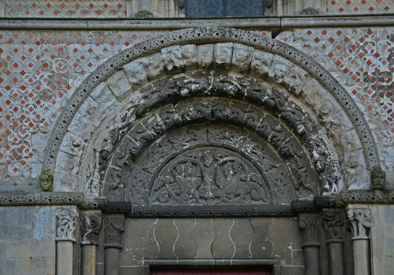 Detail der Nordtür (Detail) von French School