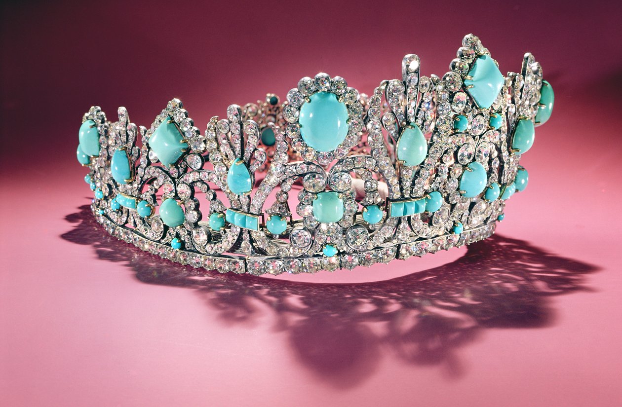 Diadem, Geschenk von Napoleon I. (1769-1821) an Marie Louise (1791-1847), in Auftrag gegeben 1810 von French School