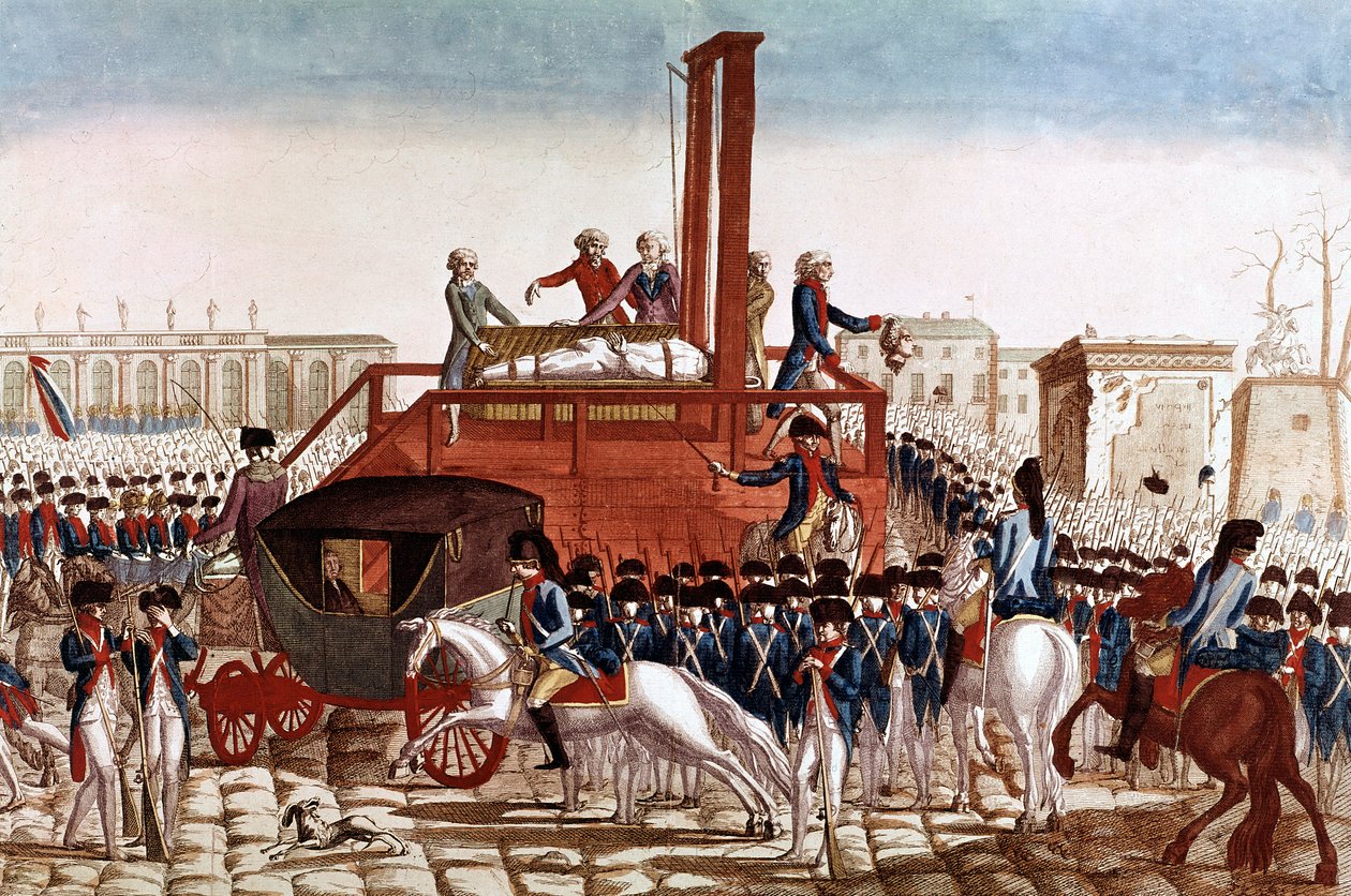 Hinrichtung von Ludwig XVI. von Frankreich, 21. Januar