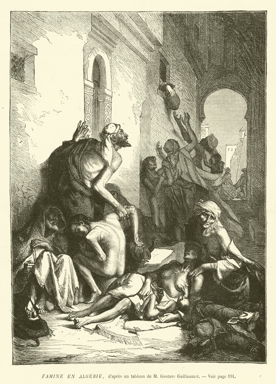 Hungersnot in Algerien von French School