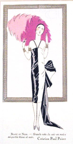 Modedesign für ein Abendkleid 