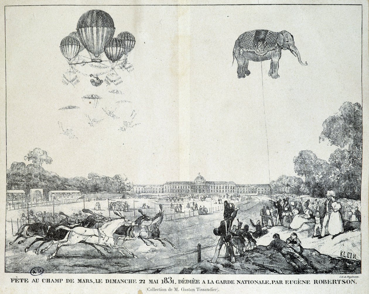 Fest der Nationalgarde am Champ de Mars, 22. Mai von French School