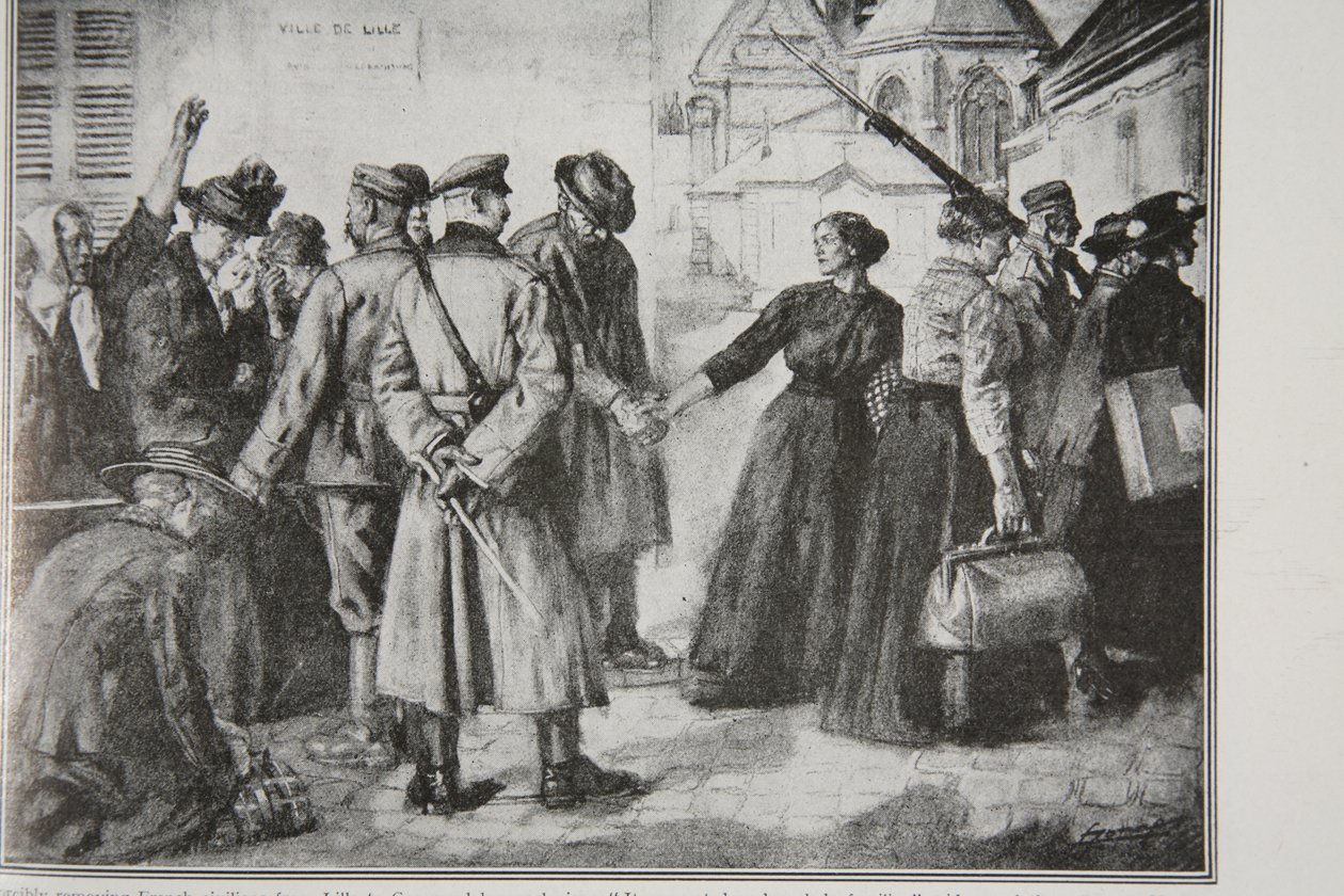 Gewaltsame Entfernung französischer Zivilisten aus Lille in deutsche Arbeitskolonien, 1914-19 von French School