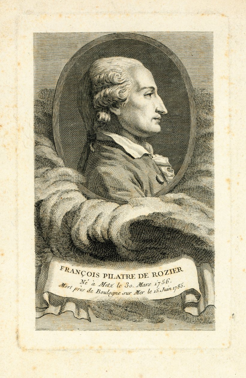 François Pilâtre de Rozier, ca. 1785 von French School