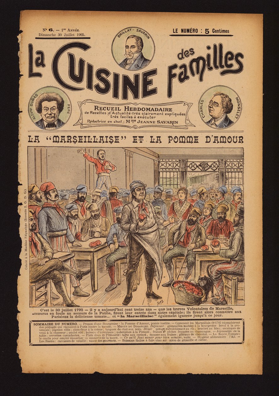 Frische Tomaten und das Singen der Marseillaise, Französische Revolution von French School