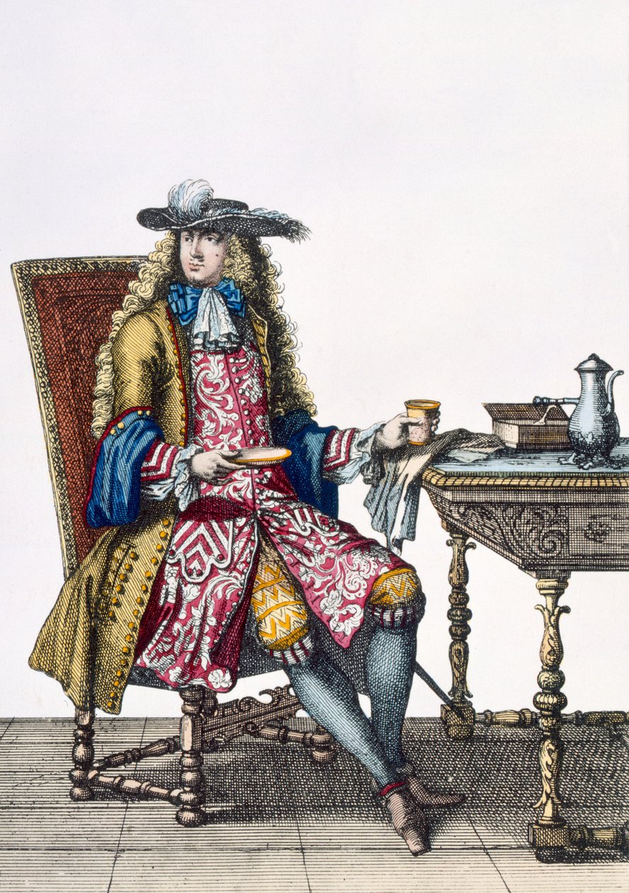 Herren aufwendiges Outfit, 1760 von French School