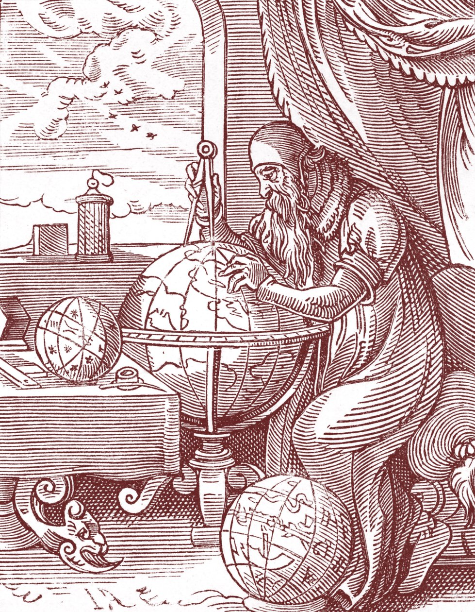 Deutscher Astronom und Kosmograph von French School