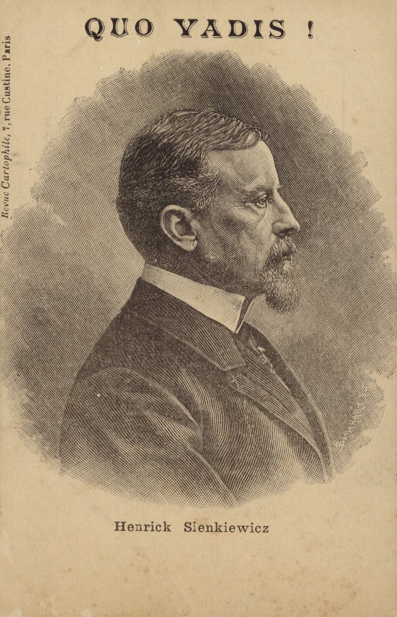 Henryk Sienkiewicz (1846-1916), polnischer Journalist und Schriftsteller von French School