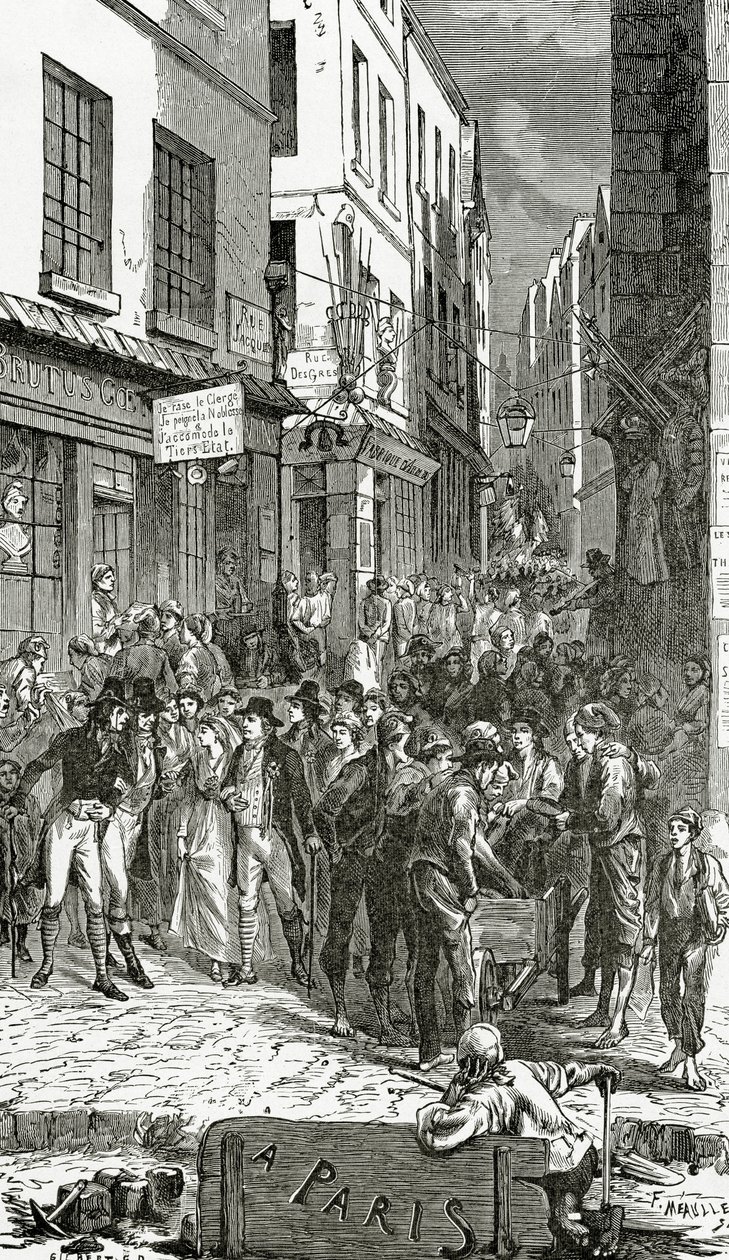 Illustration aus Quatre Vingt Treize von French School
