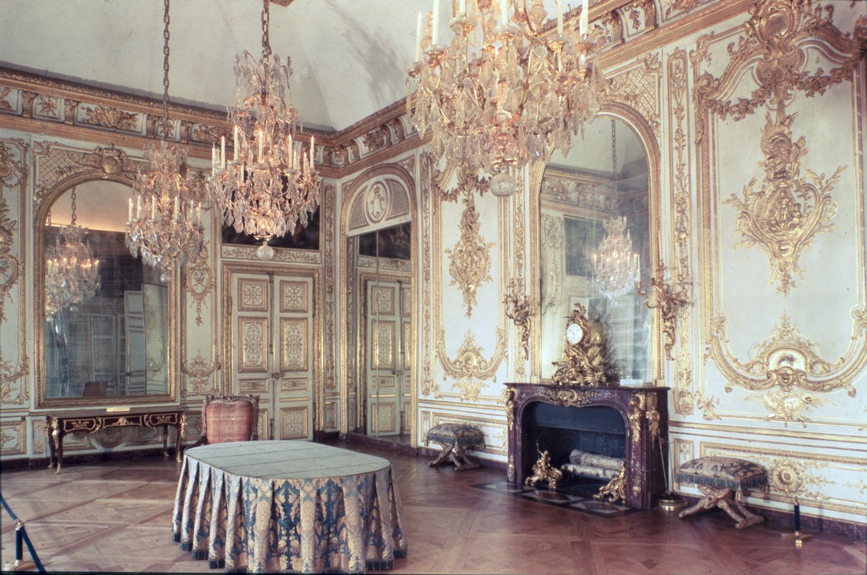 Innenansicht des Salle du Conseil (Ratssaal) 1701-55 von French School