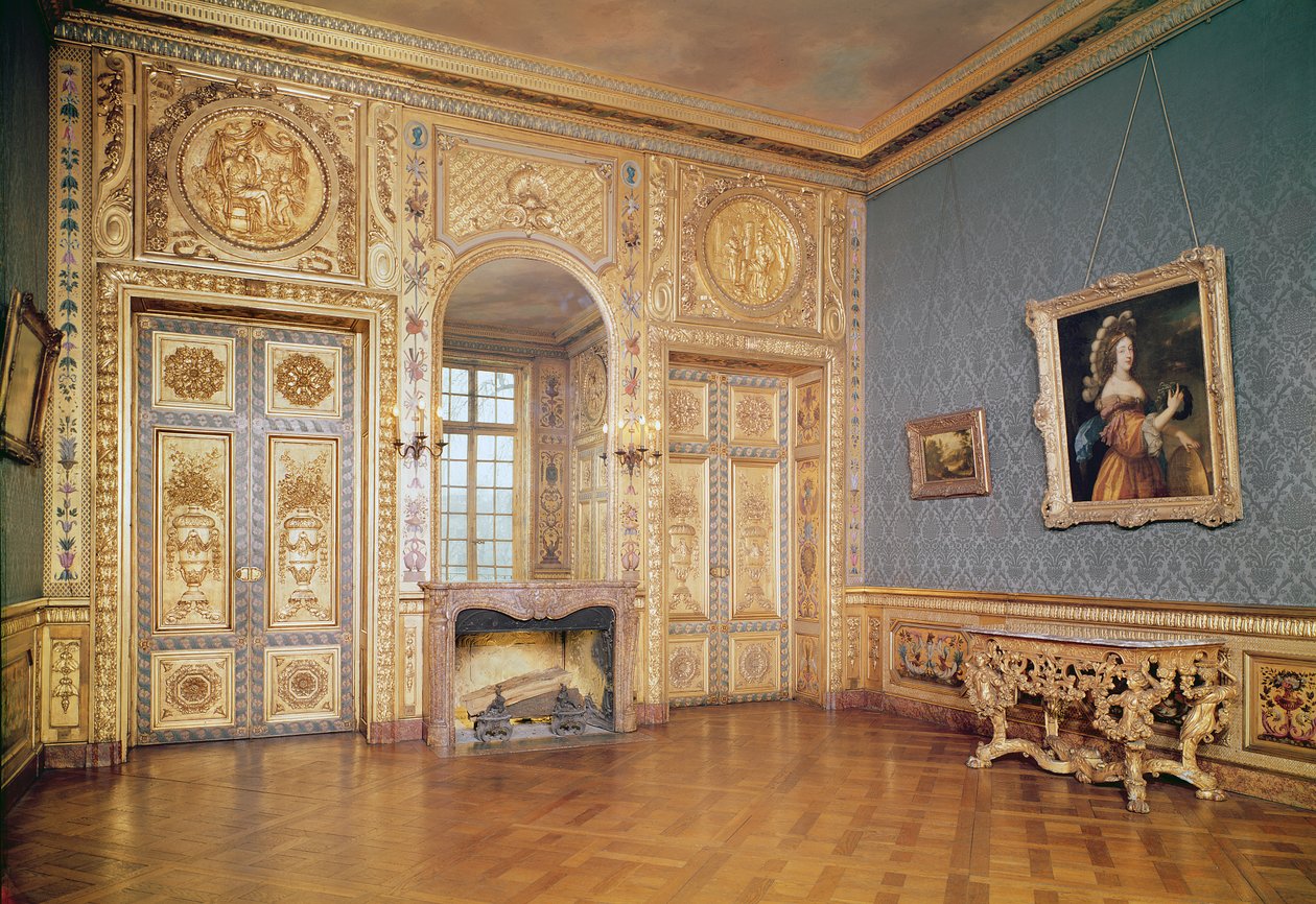 Innenansicht des Petit Salon, ca. 1660 von French School