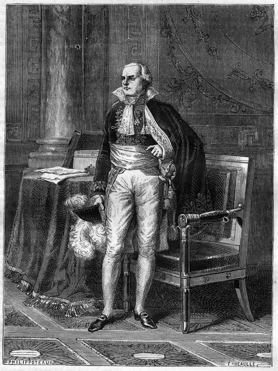 Jean Baptiste de Nompere de Champagny (1756-1834), Herzog von Cadore, französischer Politiker - in „Histoire de l