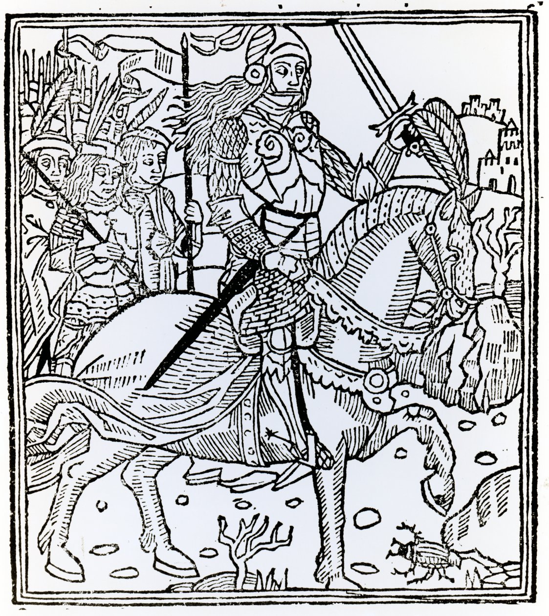 Johanna von Orleans, aus La Mer des Histoires, 1491 von French School