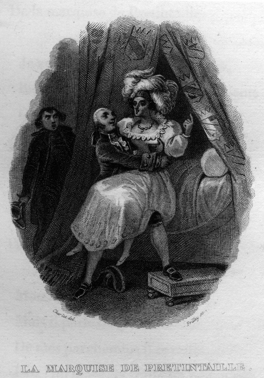 Die Marquise von Pretintaille von French School