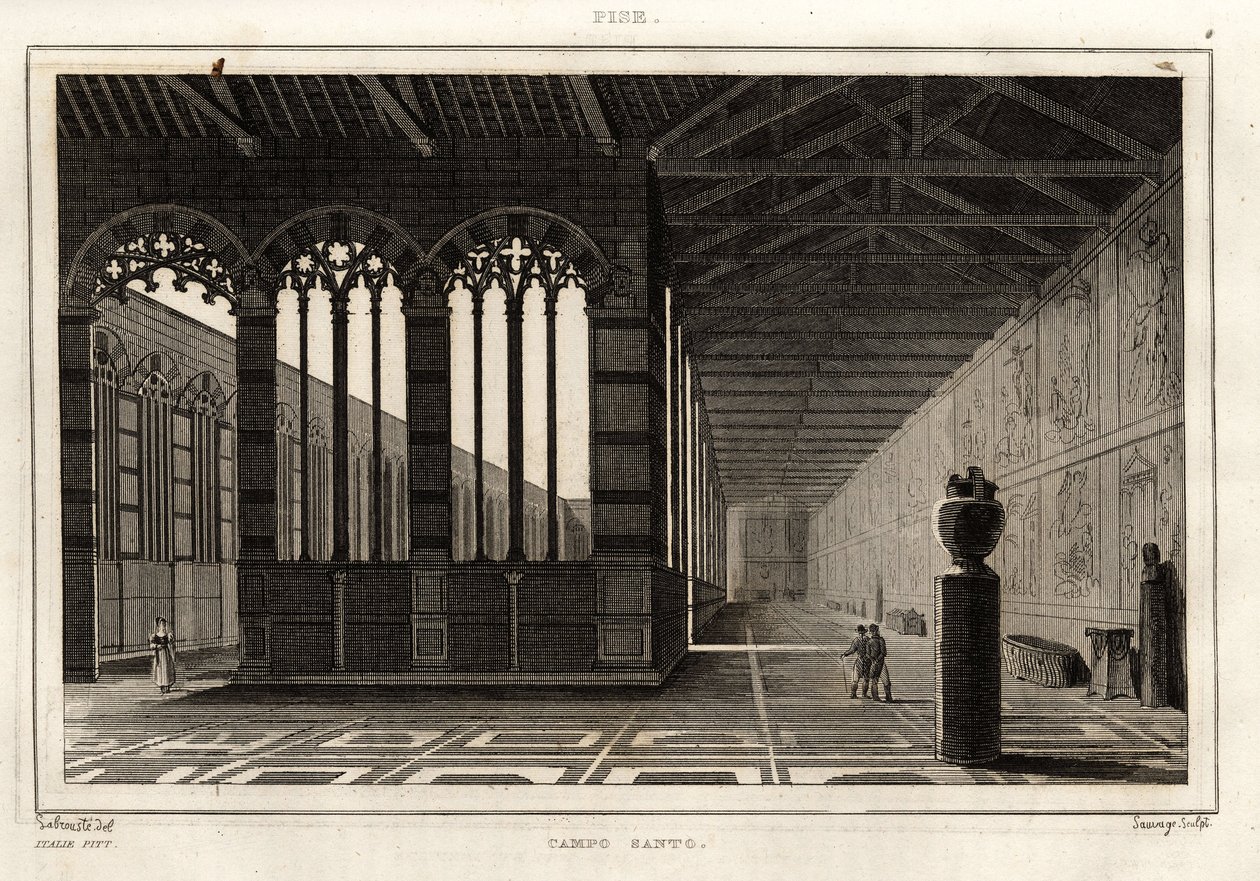 Der Camposanto in Pisa von French School