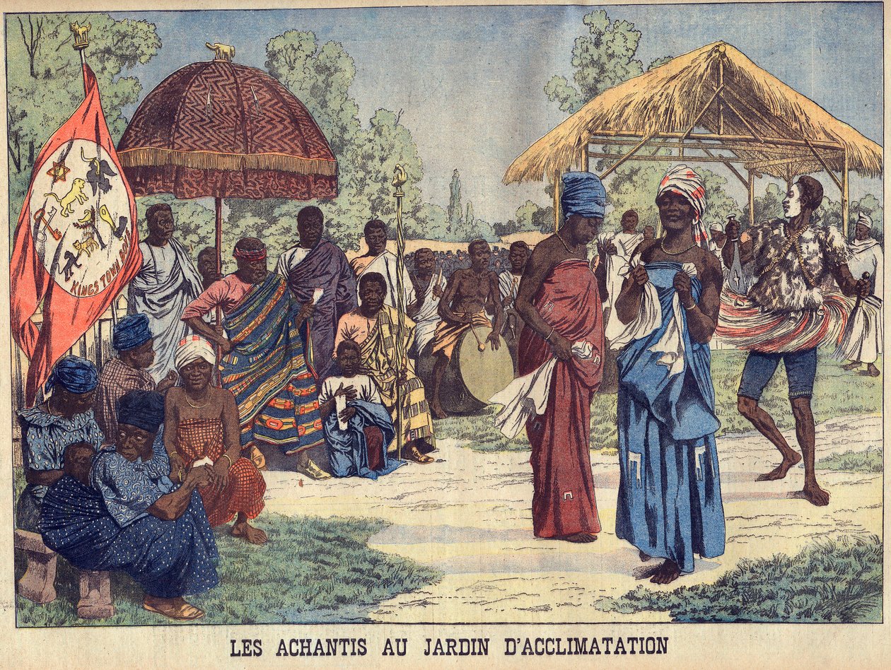 Die Ashantis (Achanti oder Asante) aus Ghana im Jardin d