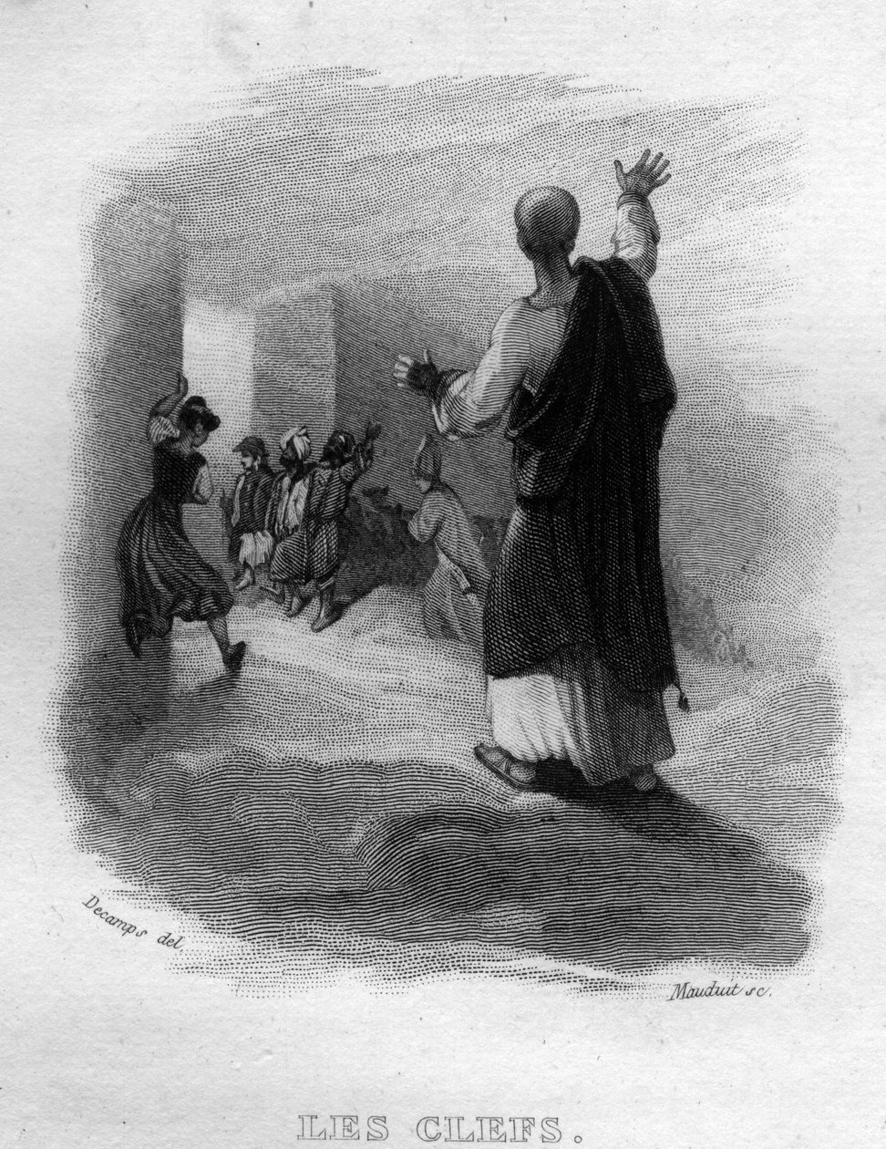 Les clés Chanson de Beranger in „Oeuvres complètes“ (1834) von Pierre Jean de Beranger (1780-1857), französischer Dichter und Liedermacher von French School