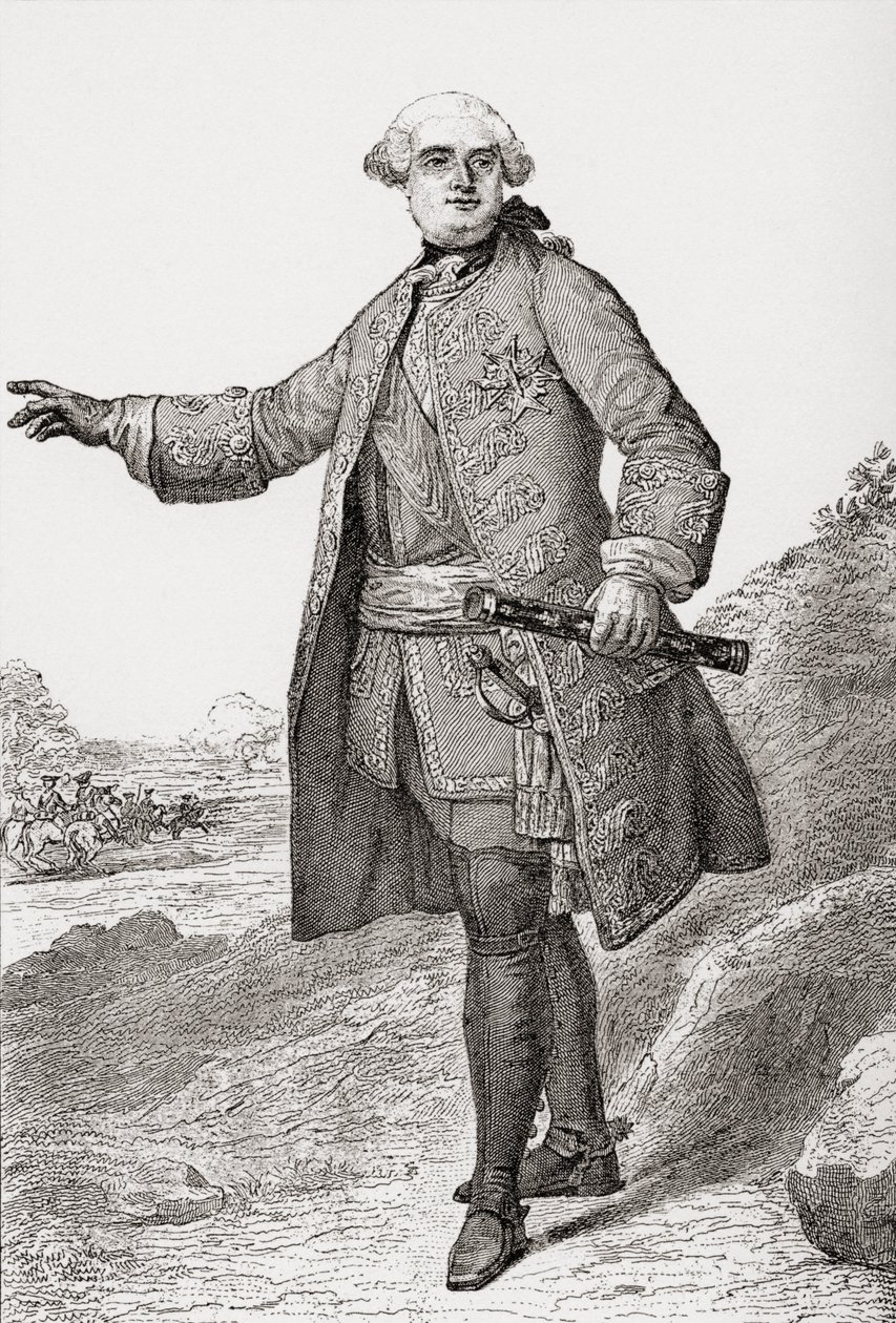 Louis Charles César Le Tellier, bekannt als der Herzog von Estrées, französischer Militärkommandant und Marschall von Frankreich von French School
