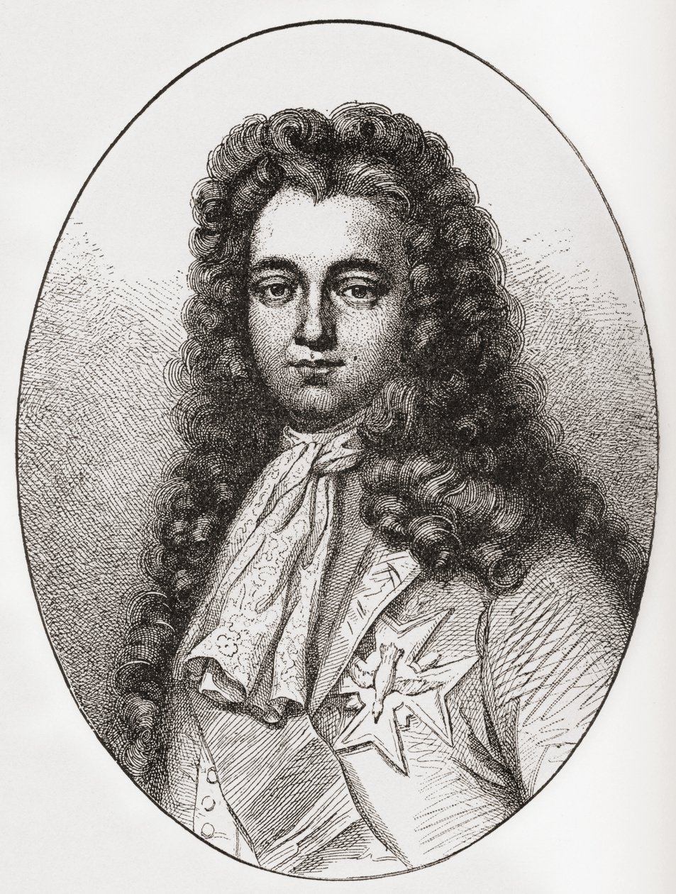 Louis François Marie Le Tellier Marquis von Barbezieux, 1668-1701. Französischer Staatsmann. Aus Les Heures Libres veröffentlicht 1908. von French School