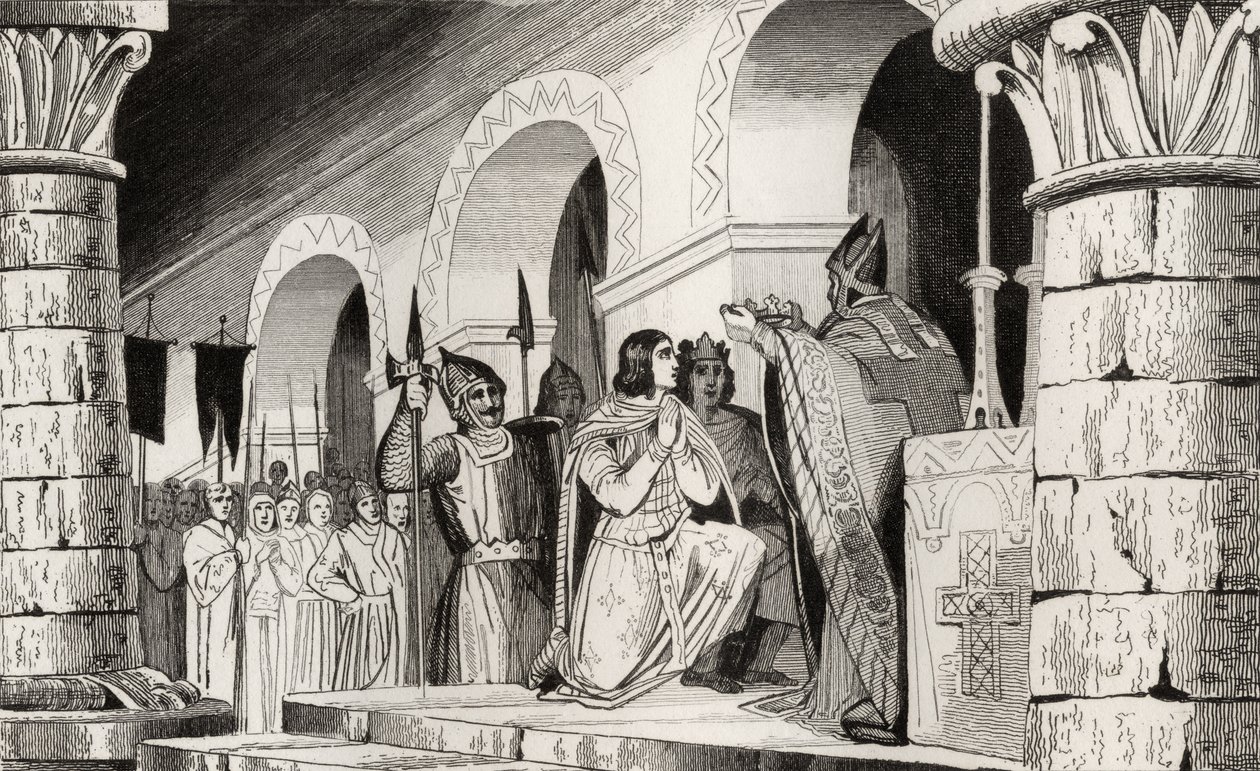 Ludwig III. (863-82) und Karlmann (865-84) gemeinsam gekrönt, aus 
