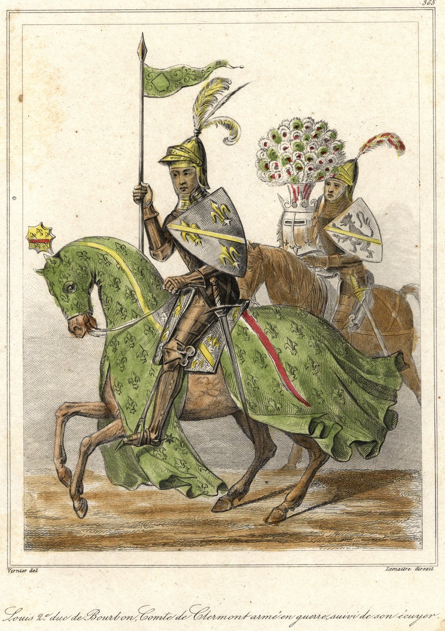 Ludwig II., genannt der Gute (1337-1410), Herzog von Bourbon (1356), Graf von Clermont. von French School