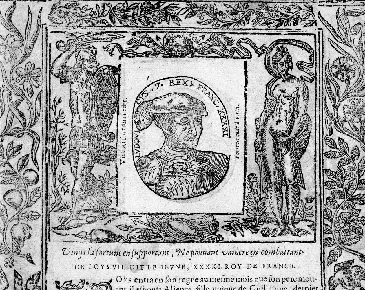 Ludwig VII. der Junge von French School
