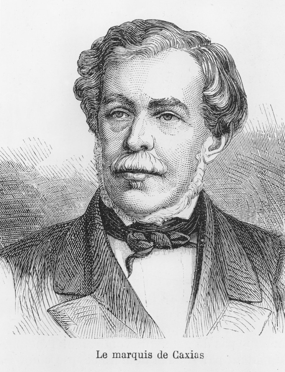 Luís Alves de Lima e Silva, Herzog von Caxias (Gravur) von French School
