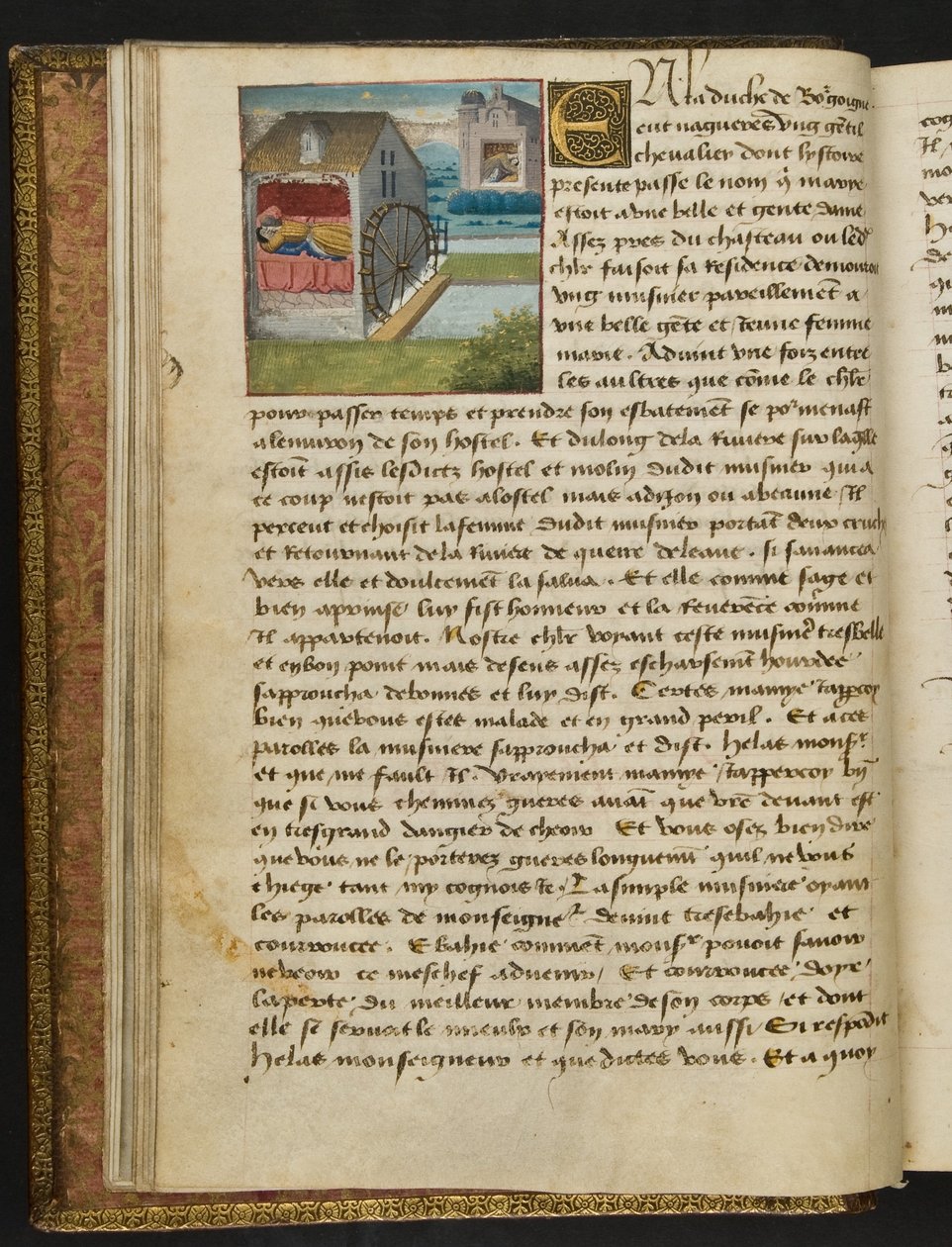 MS Hunter 252 008v Seite aus Cent Nouvelles Nouvelles, ca. 1461-62 von French School