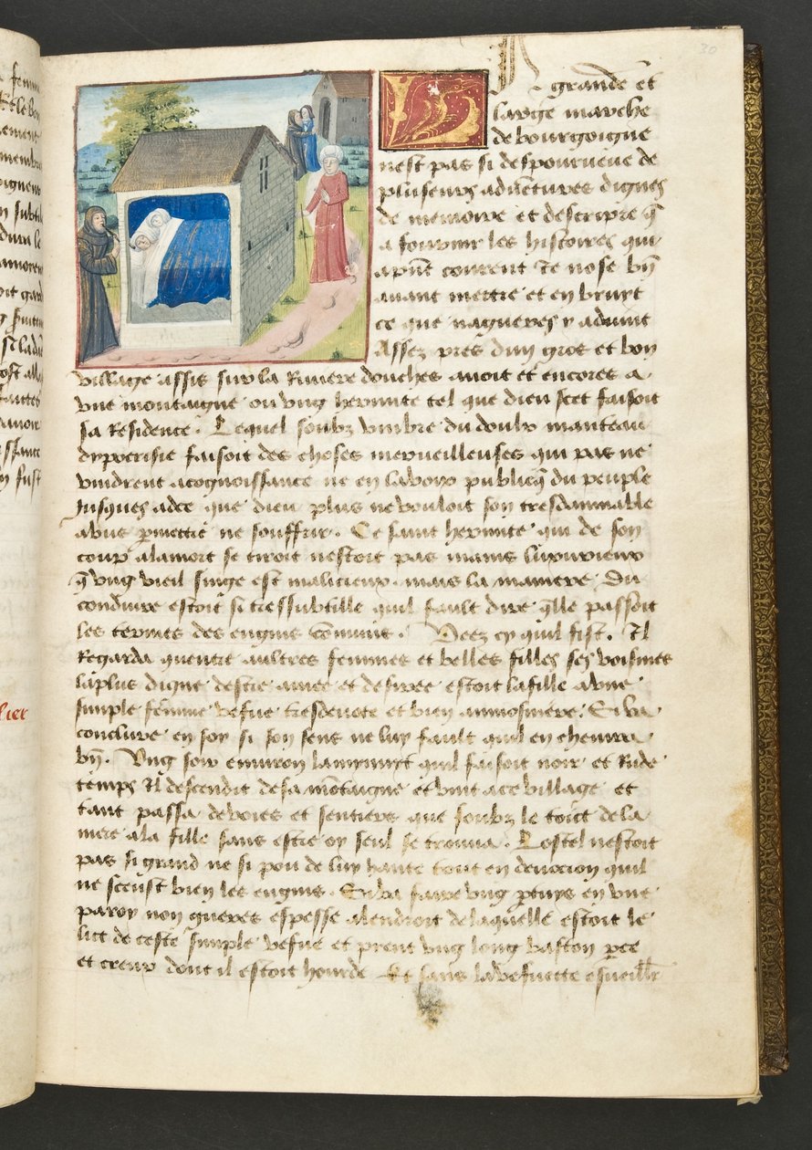 Seite aus Cent Nouvelles Nouvelles, ca. 1461-62 von French School