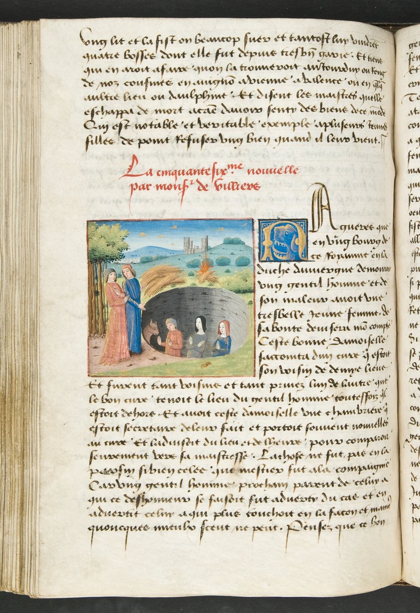 Seite aus Cent Nouvelles Nouvelles, ca. 1461-62 von French School
