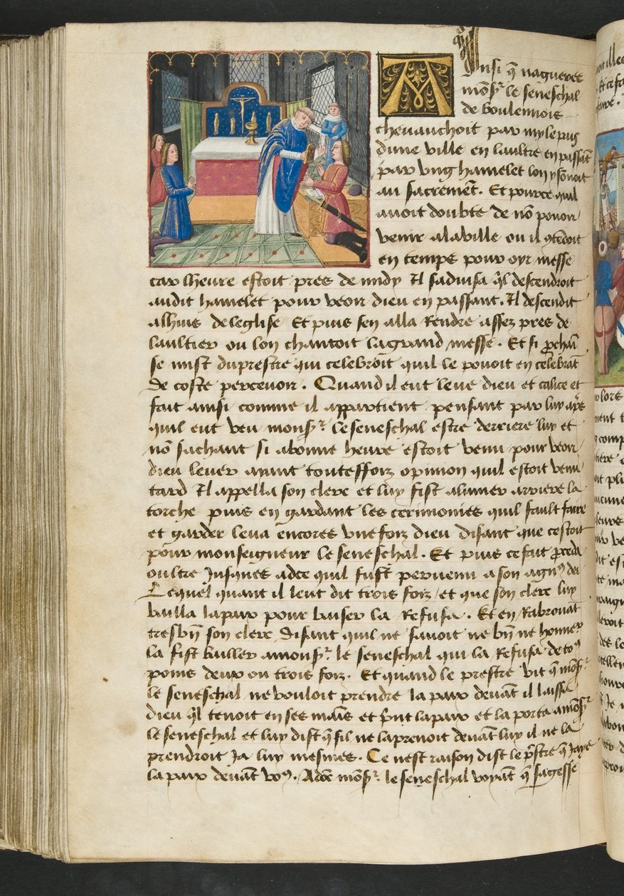 Seite aus Cent Nouvelles Nouvelles, c.1461-62 von French School