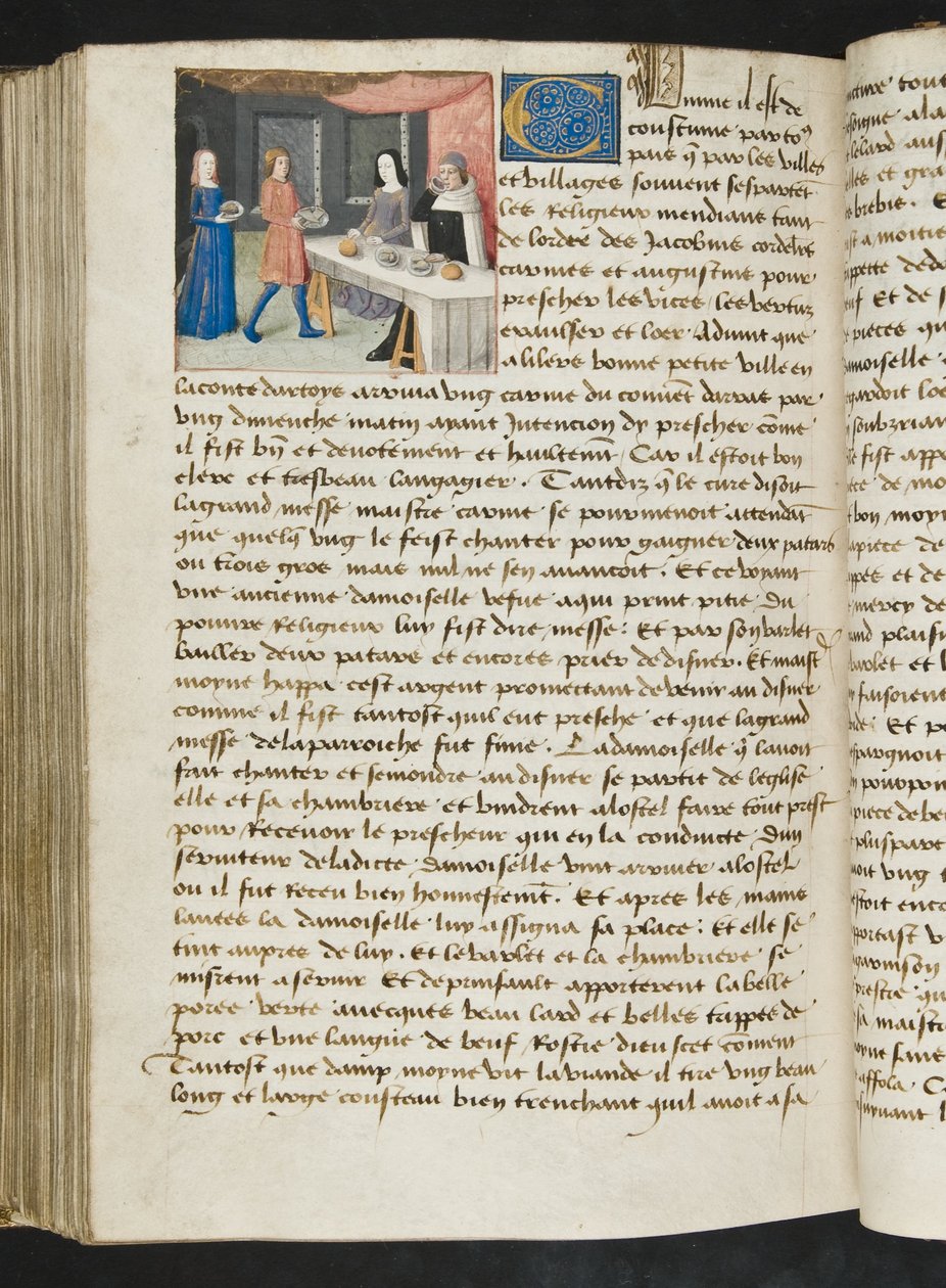Seite aus Cent Nouvelles Nouvelles, c.1461-62 von French School