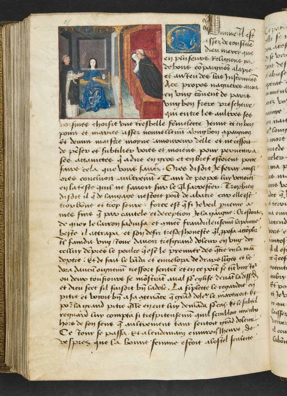 Seite aus Cent Nouvelles Nouvelles, c.1461-62 von French School