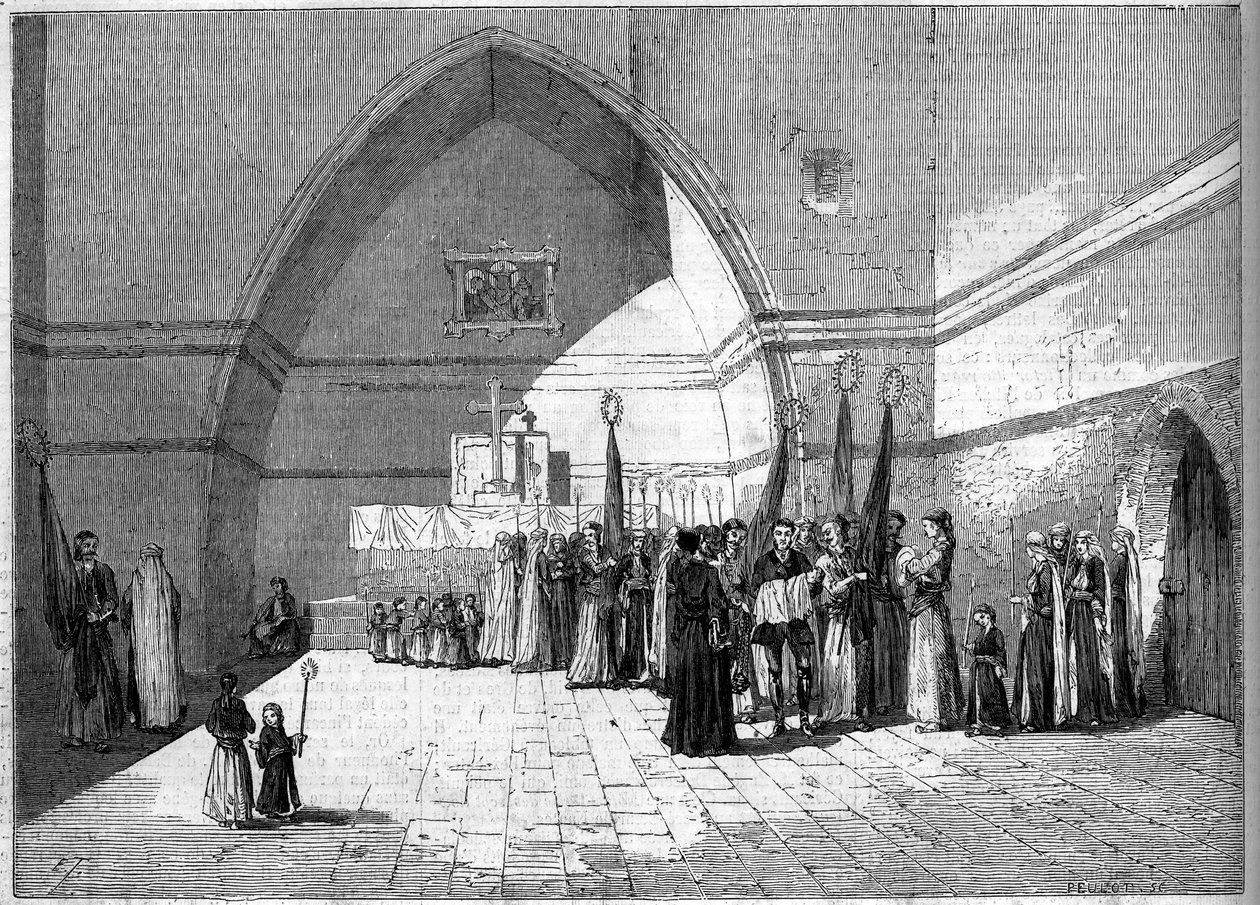 Maronitischer Ritus - Taufe in einer Familie der Metualis - Beirut von French School