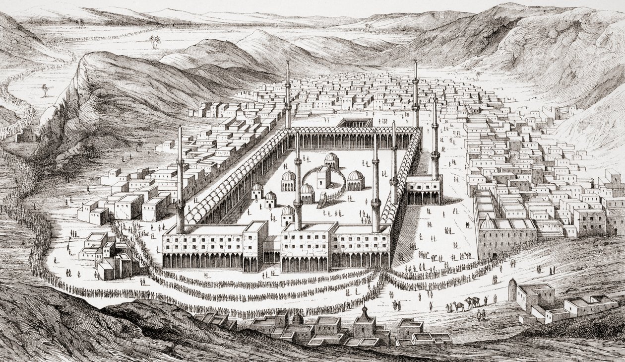 Mekka, Saudi-Arabien, aus L
