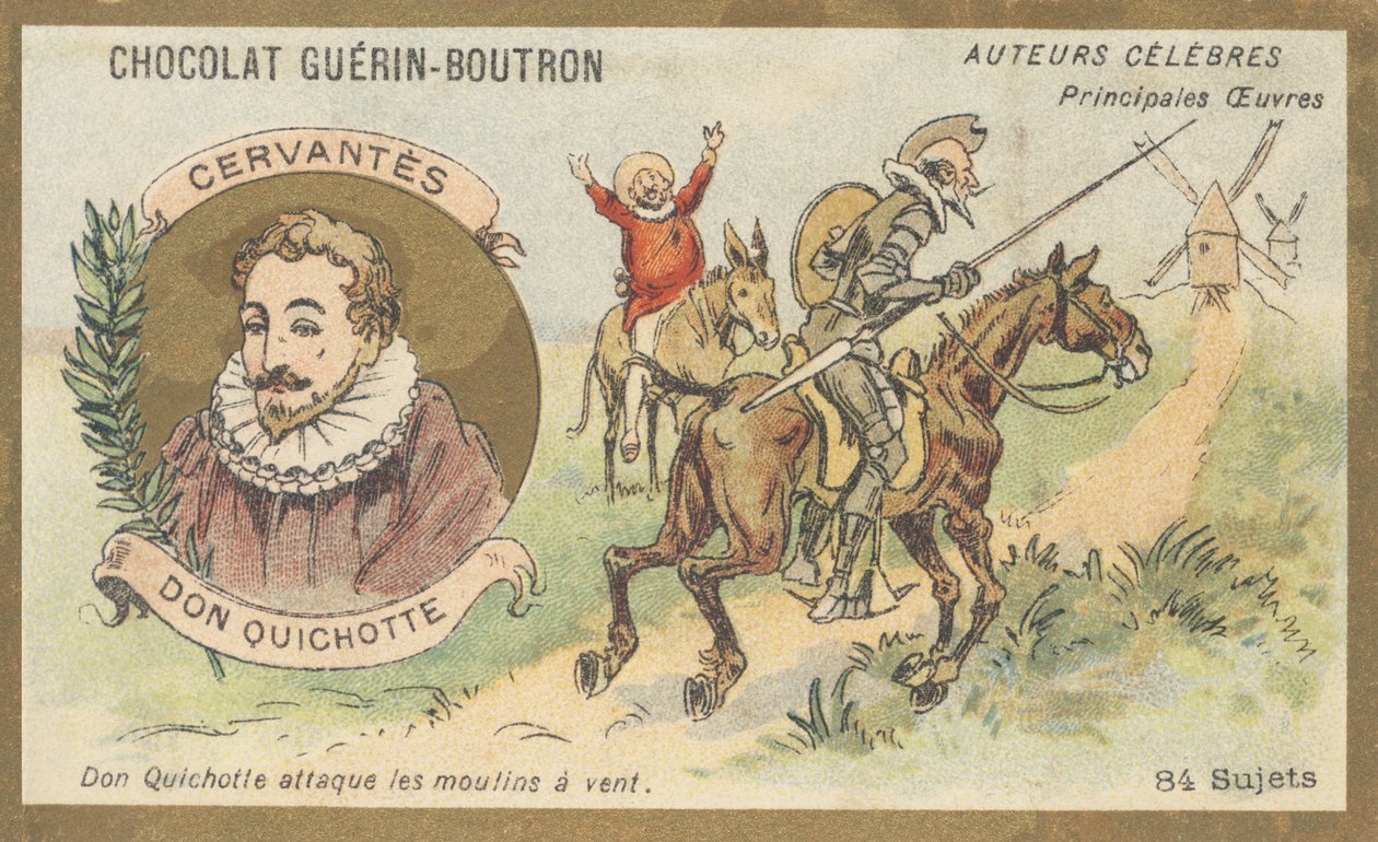Miguel de Cervantes Saavedra (1547-1616), spanischer Romanautor, Dichter und Dramatiker, Autor von „Don Quijote“ (1605) von French School