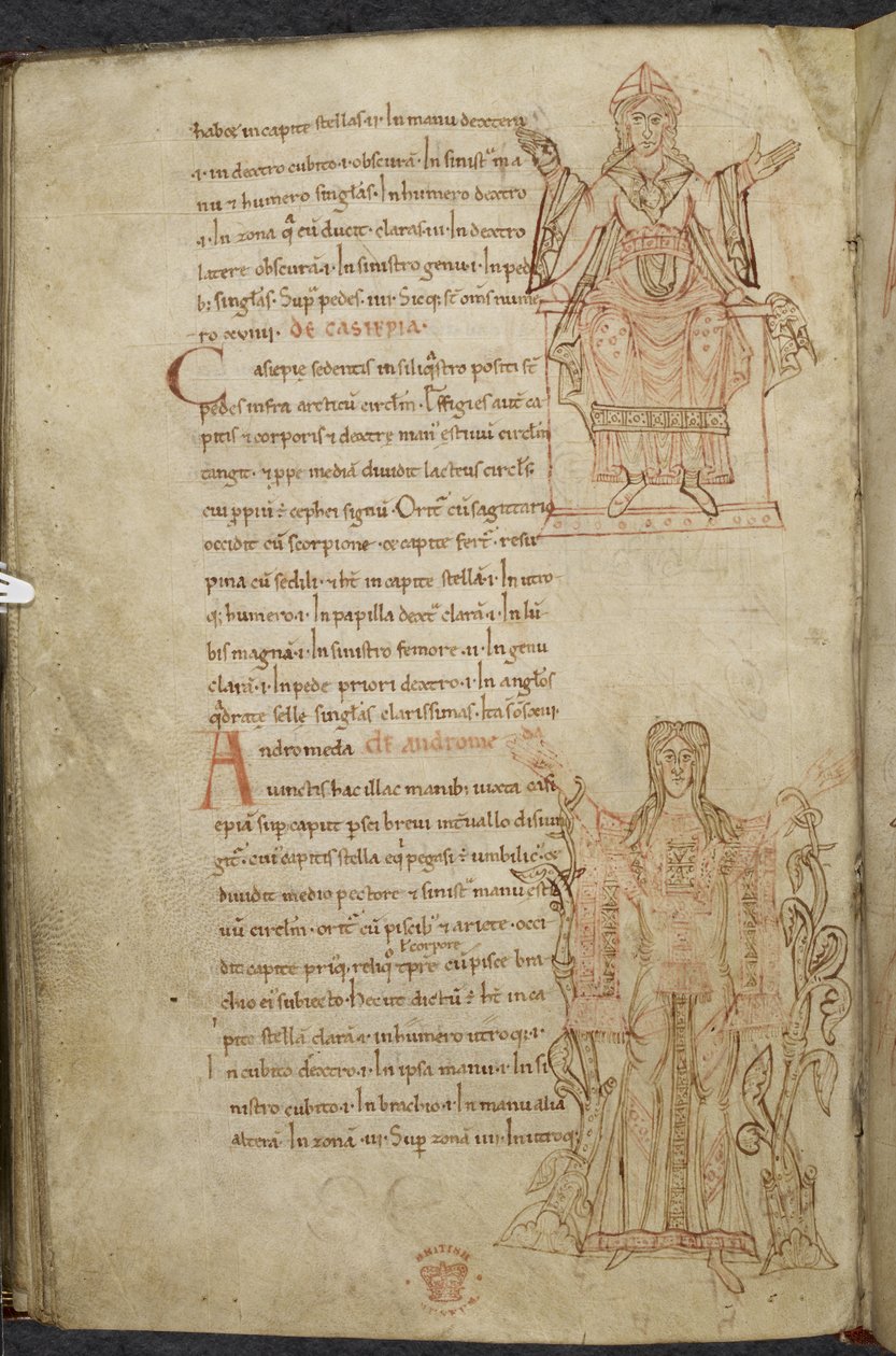 Vermischte Werke über Computus und Astronomie, Royal MS 13 A XI von French School