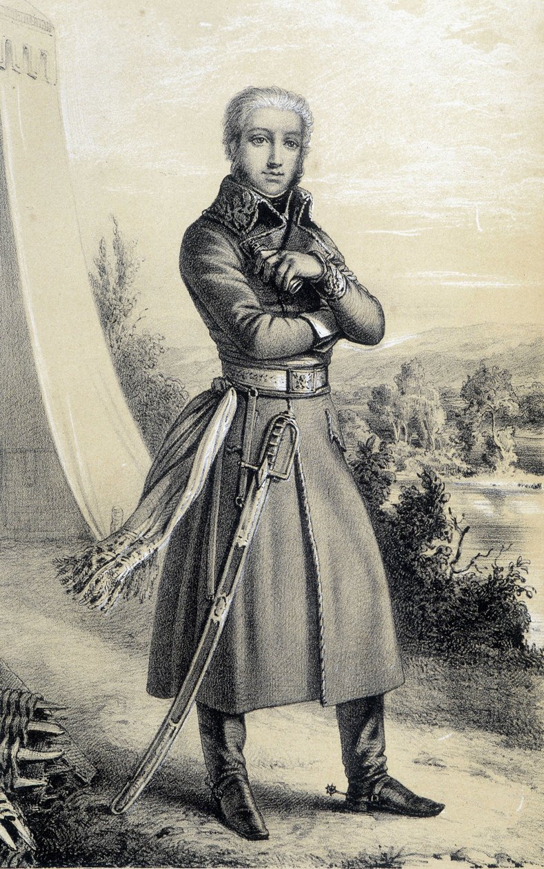 Moreau - in „Galerie historique de la Revolution française“ von Albert Maurin von French School