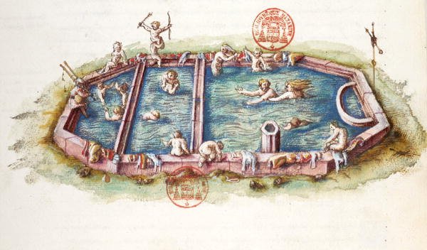 Die Bäder von Nerys in Neris-les-Bains, Illustration aus 