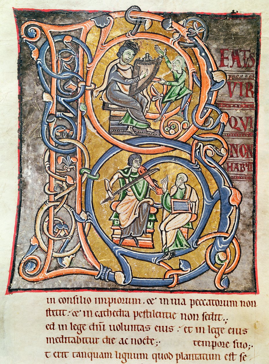 Ms 3 fol.255 Historisierte Initiale 