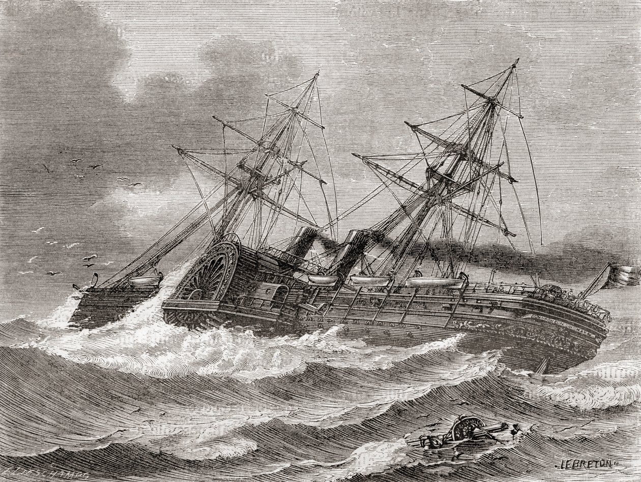 Napoleon III, aus Les Merveilles de la Science, veröffentlicht 1870 von French School