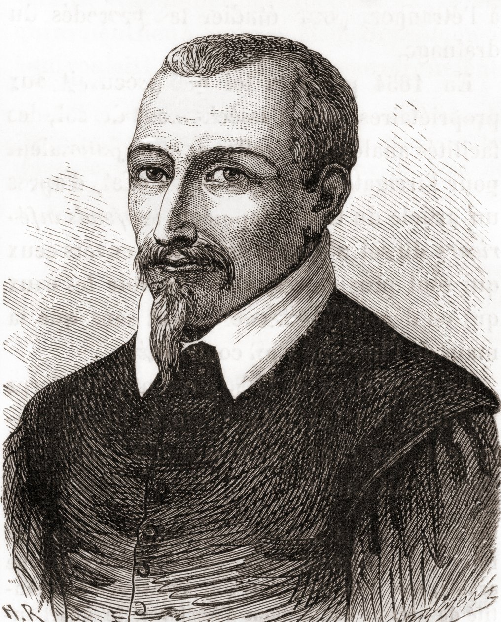 Olivier de Serres, aus Les Merveilles de la Science, veröffentlicht um 1870 (Gravur) von French School