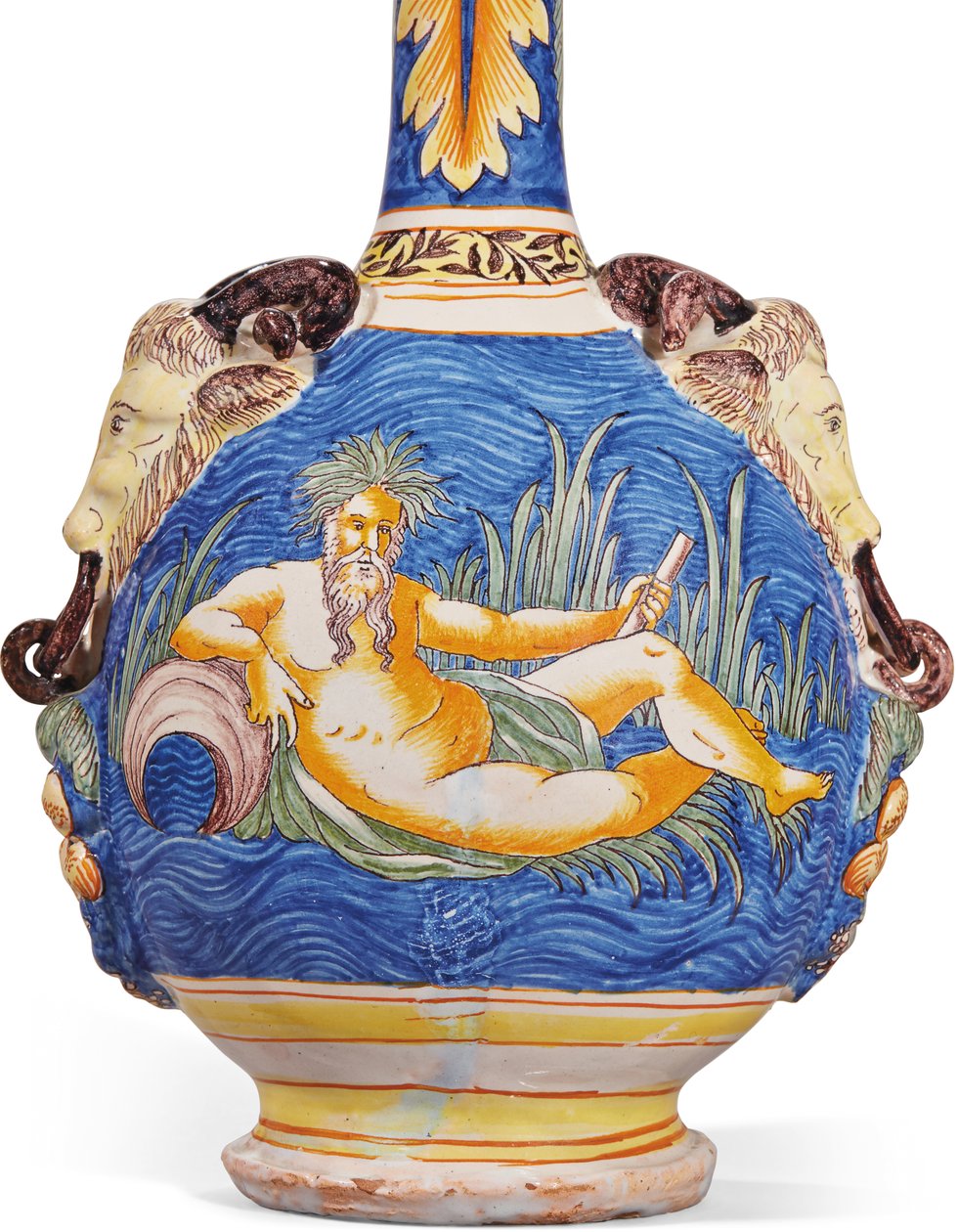 Einer von zwei Kürbissen, Nevers, ca. 1680-1700 von French School