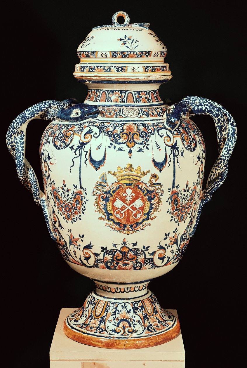 Apothekerglas, aus der Chartreuse du Val Saint-Pierre von French School