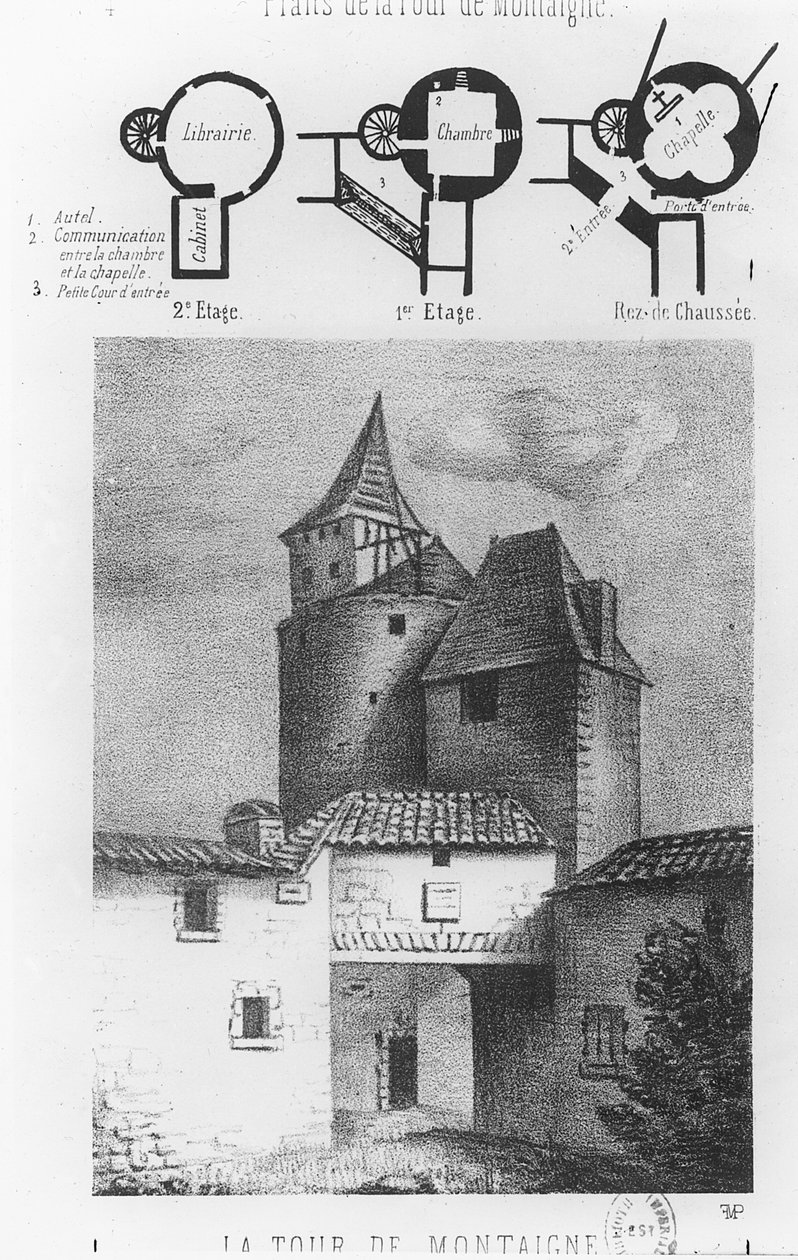 Plan des Tour de Montaigne, in Saint-Michel-de-Montaigne von French School