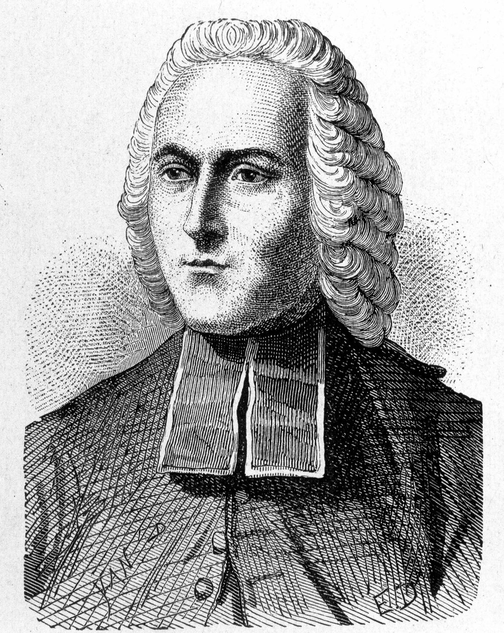 Porträt von Abbe Jean Antoine Nollet (1700 - 1770), französischer Physiker - in „Album der Wissenschaft; berühmte Wissenschaftler; Große Entdeckungen“ 1896 von French School