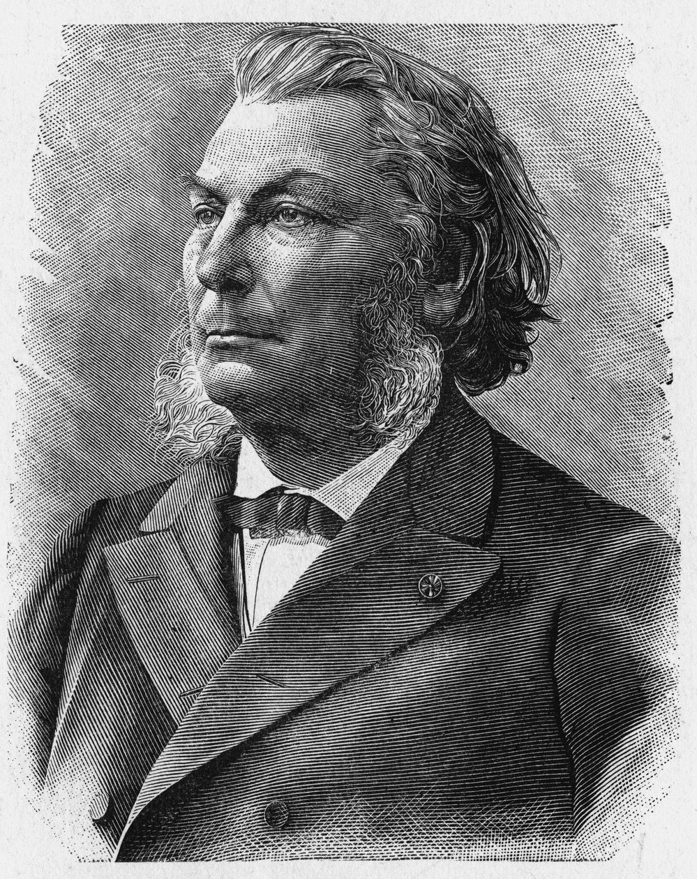 Porträt von Admiral Mouchez (1821 - 1892) - in „Album der Wissenschaft; berühmte Gelehrte; Große Entdeckungen“ 1896 von French School