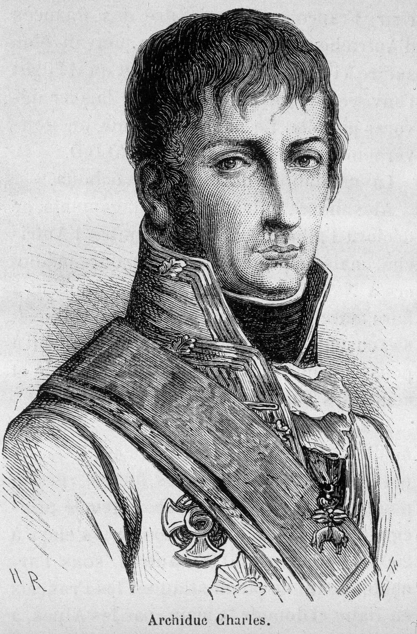 Porträt von Erzherzog Karl - in „L
