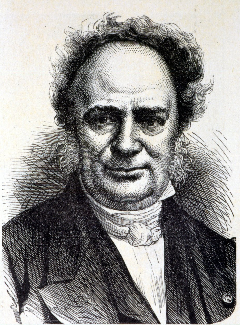 Porträt von Charles Frederic Kuhlmann (1803 - 1881) - im „Album der Wissenschaft; berühmte Gelehrte; Große Entdeckungen“ 1896. von French School